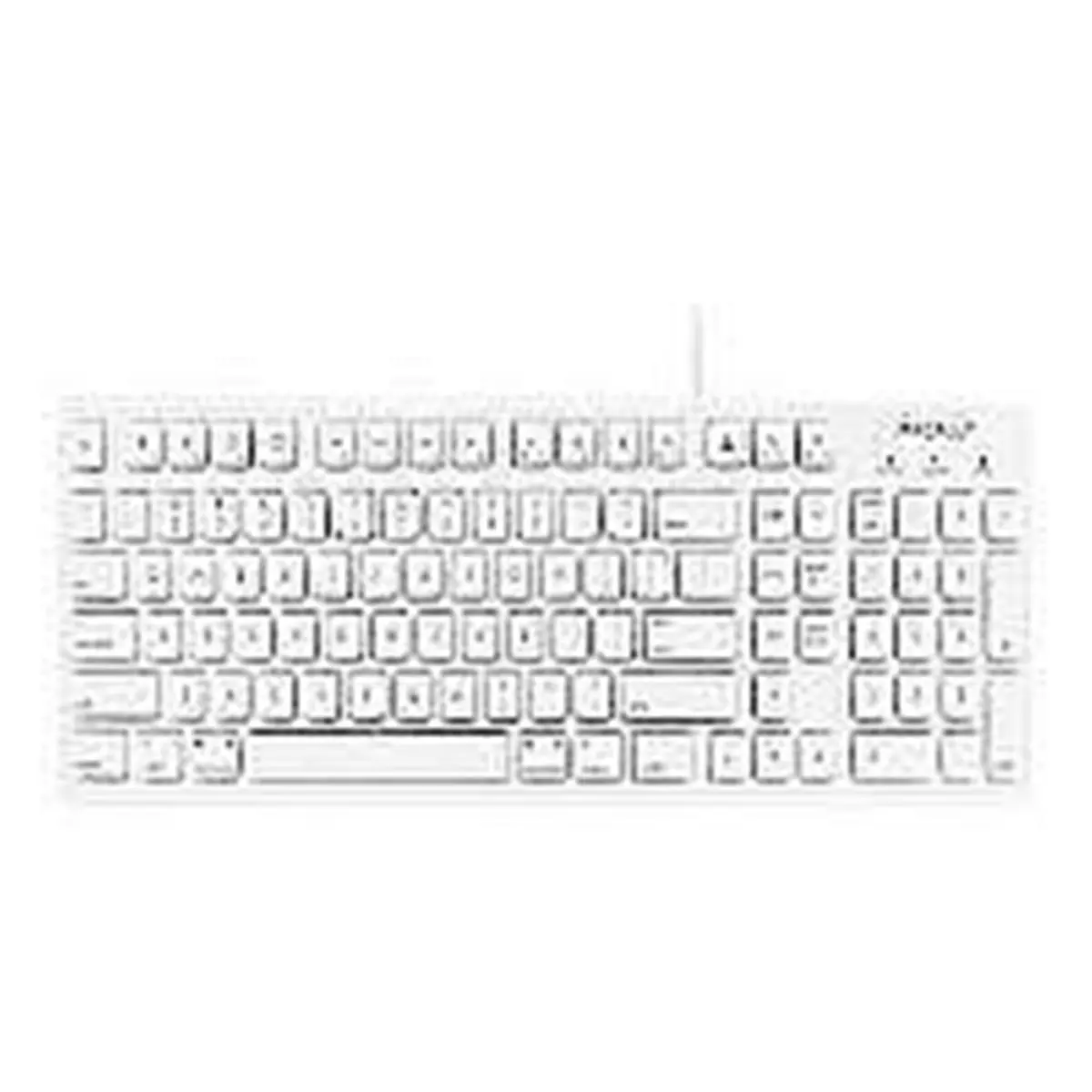 Macally MKEYE Multifunctional Office Keyboard, 103-Key Full-Size USB Connection Keyboard with Low-Profile Shortcut Keys