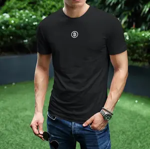 Bitcoin & Crypto Graphic Tee, Minimalist Digital Currency Design, Unisex, Comfortable, All‑Season Wear