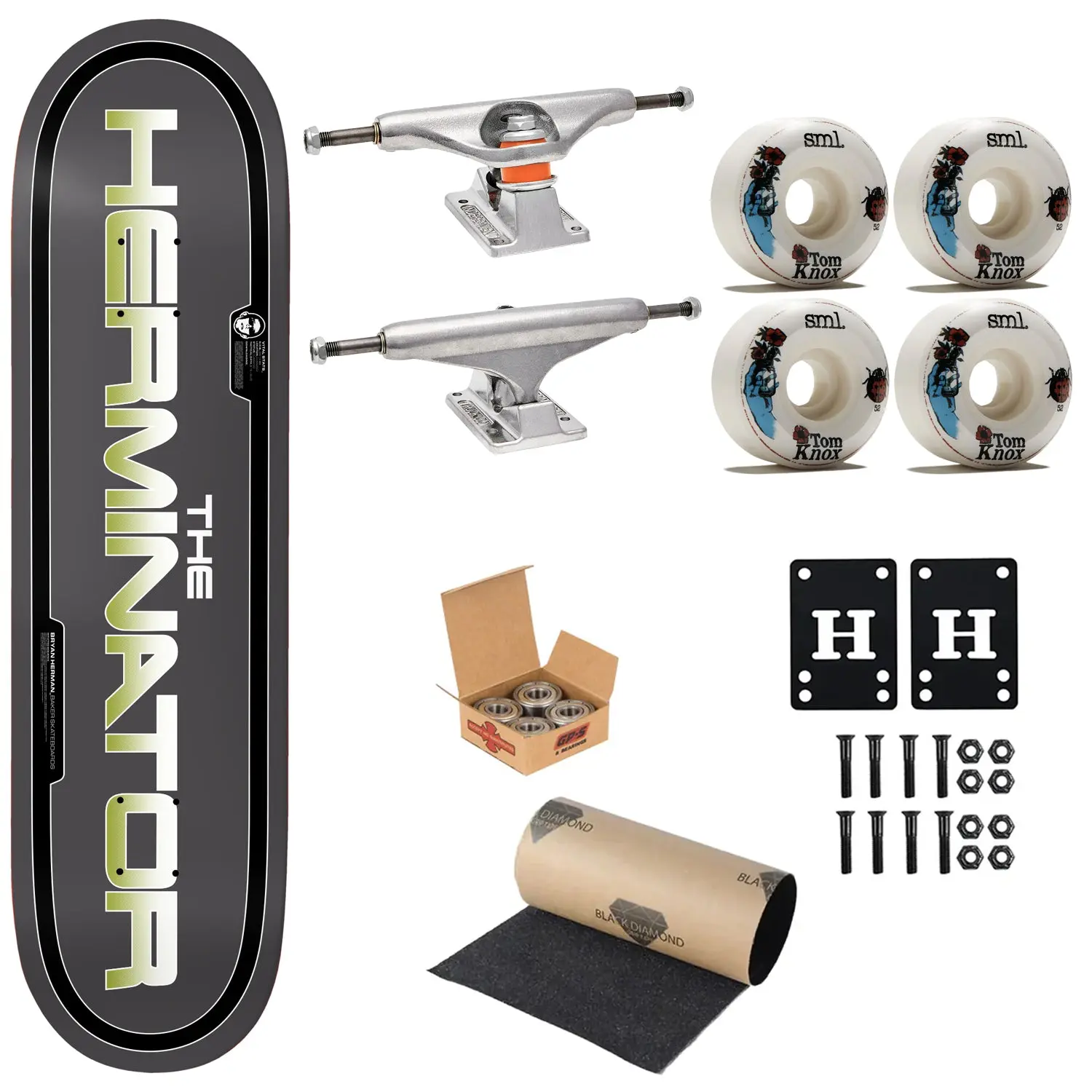 Baker Premium Complete Skateboard The Herminator 8.125" Ft. Independent/SML