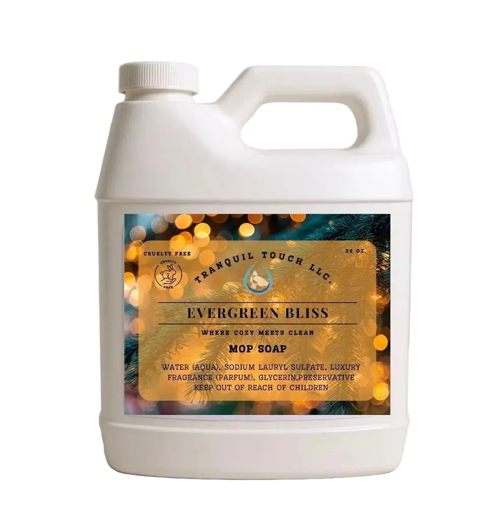Evergreen Bliss Non-Toxic Christmas Mop Soap 🎄