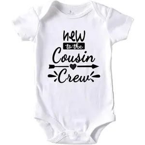 New Cousin Crew Baby Boy Clothes Unisex Funny Baby Girl Bodysuits 0-24 months