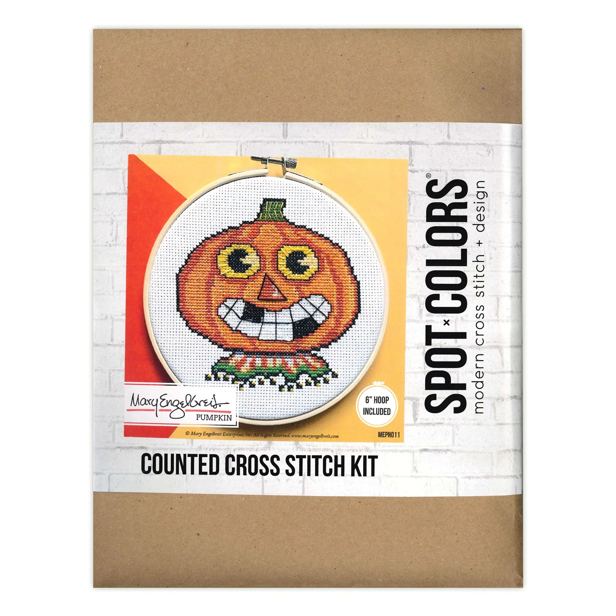 Pumpkin Counted Cross Stitch Kit