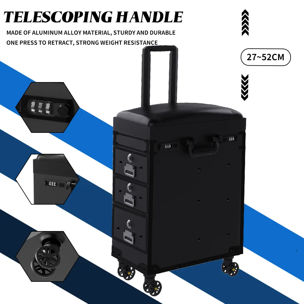 Professional Waterproof Tattoo Travel Case - Heavy-Duty Portable Organizer for Tattoo Machines & Ink with Large Storage Capacity | TSA-Friendly Artist Supply Storage Case for Tattoo Artists On-The-Go