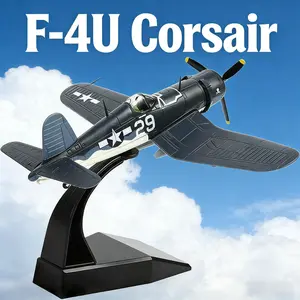 1/72 Scale F-4U Corsair USA Fighter Model World War II Vintage Warplane Metal Diecast Aircraft Military Display Airplane for Display Collection or Gift