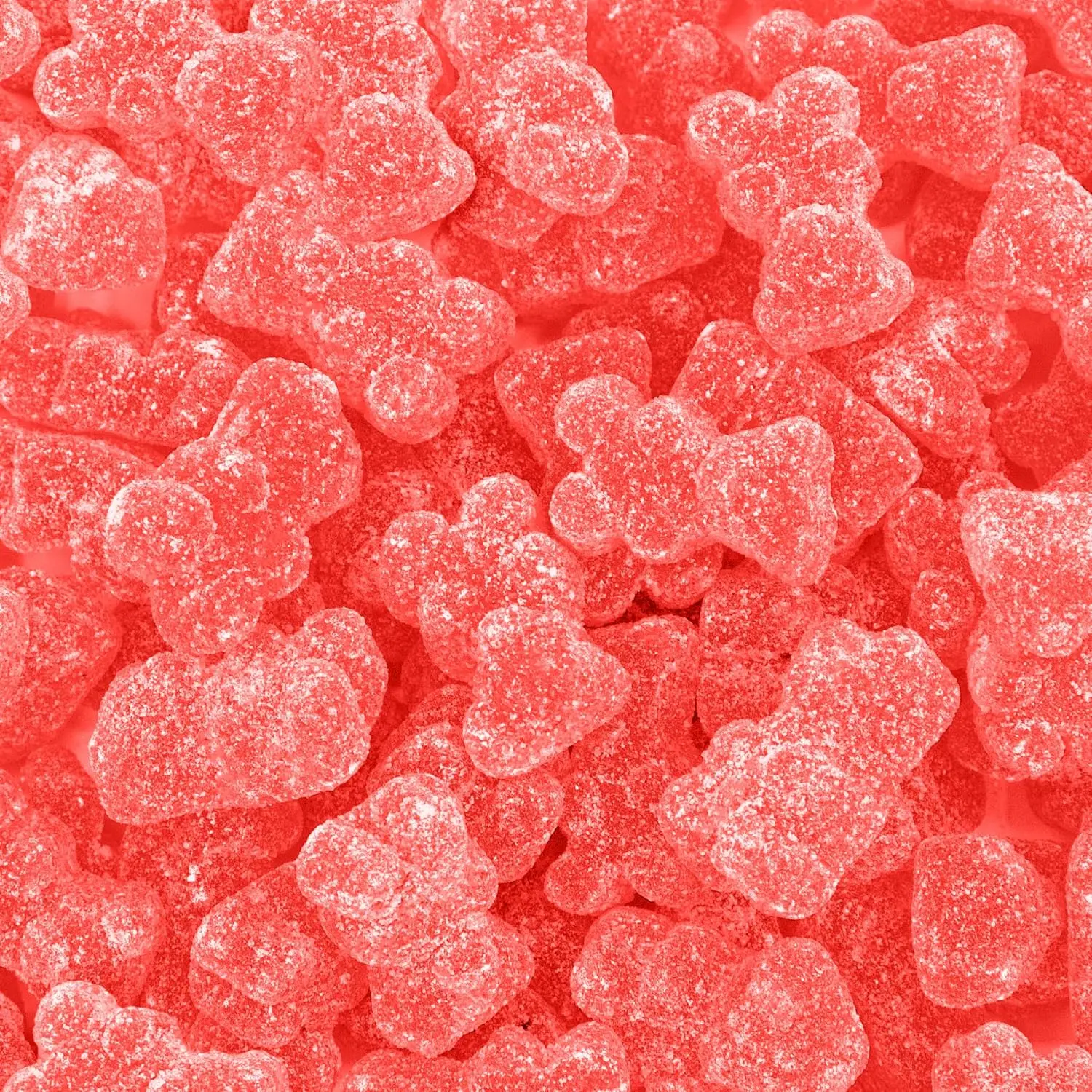 Sour Bears Gummy Candy, Strawberry Gummies, Vegan Candy, 5.5 lb Bulk Bag | Soft & Chewy Pink Gummy Bears for Candy Buffets, Baby Showers, Gender Reveal Parties & Bulk Candy