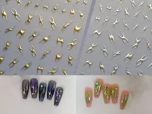 Mechanic Gilding Modern Edge Nail sticker