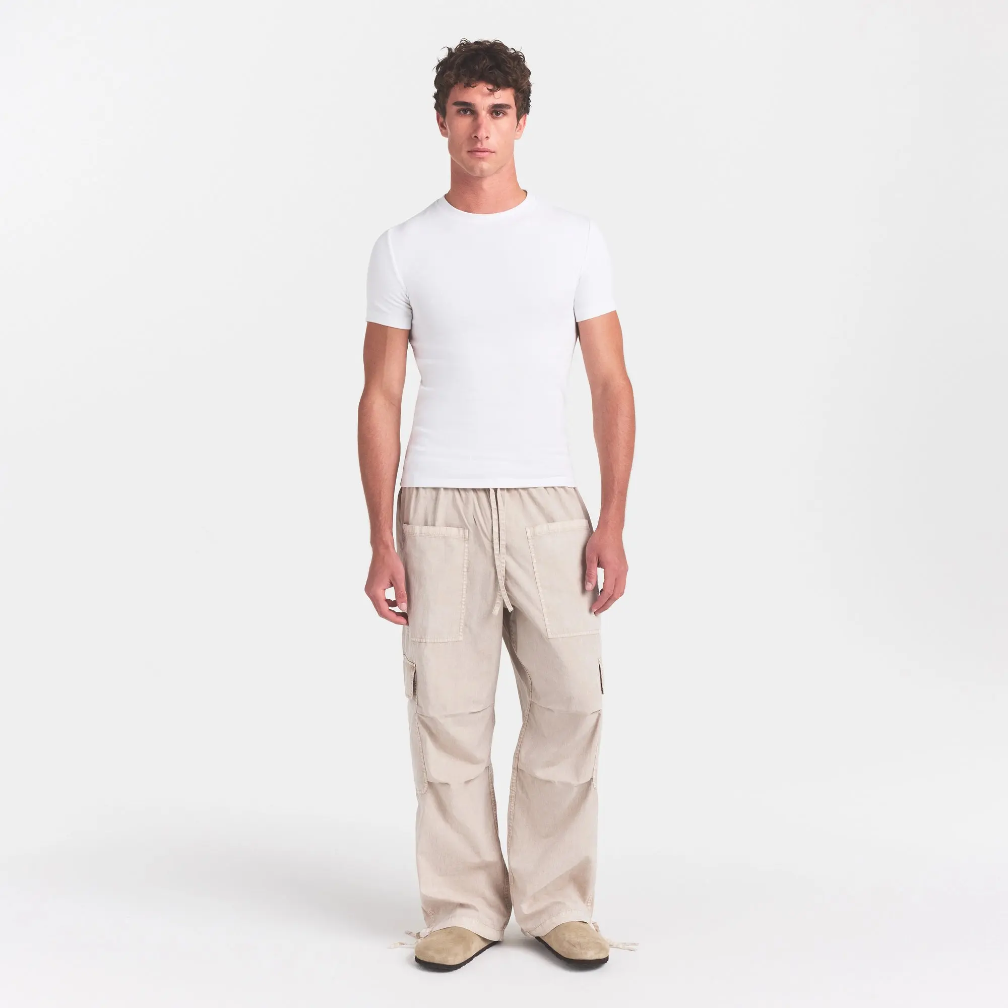 SKIMS COTTON RIB MENS T-SHIRT SKIMS COTTON RIB MENS T-SHIRT