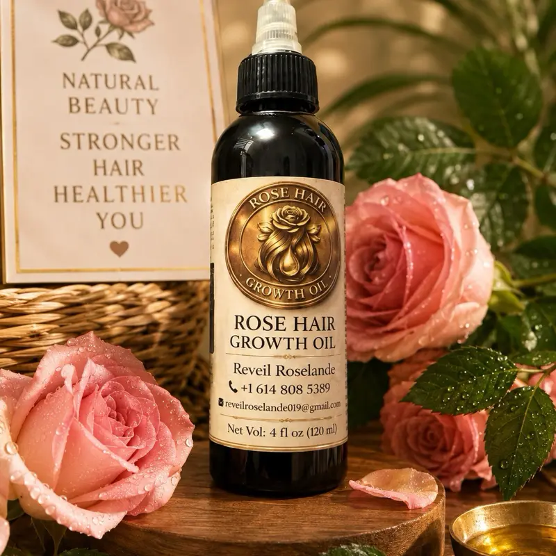 Rose hair growth oil 4oz