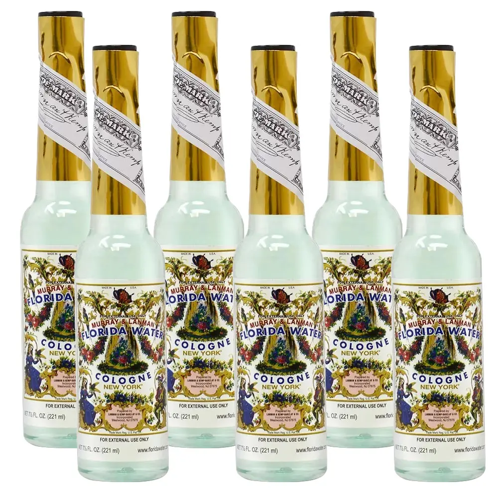 Murray & Lanman L&K Florida Water Cologne New York 7.5 fl. oz. - 6 Bottles