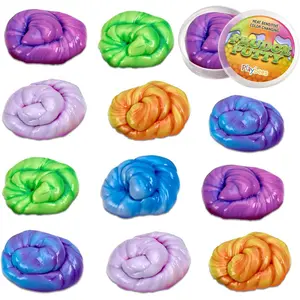 Playbees Color Changing Putty,  Fidget Toys - Heat Sensitive - Magical Color Shifts - Slime Favors 0.5 Oz 12 Pack slime