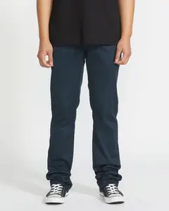 Volcom Frickin Modern Stretch Dark Navy Chino Pants