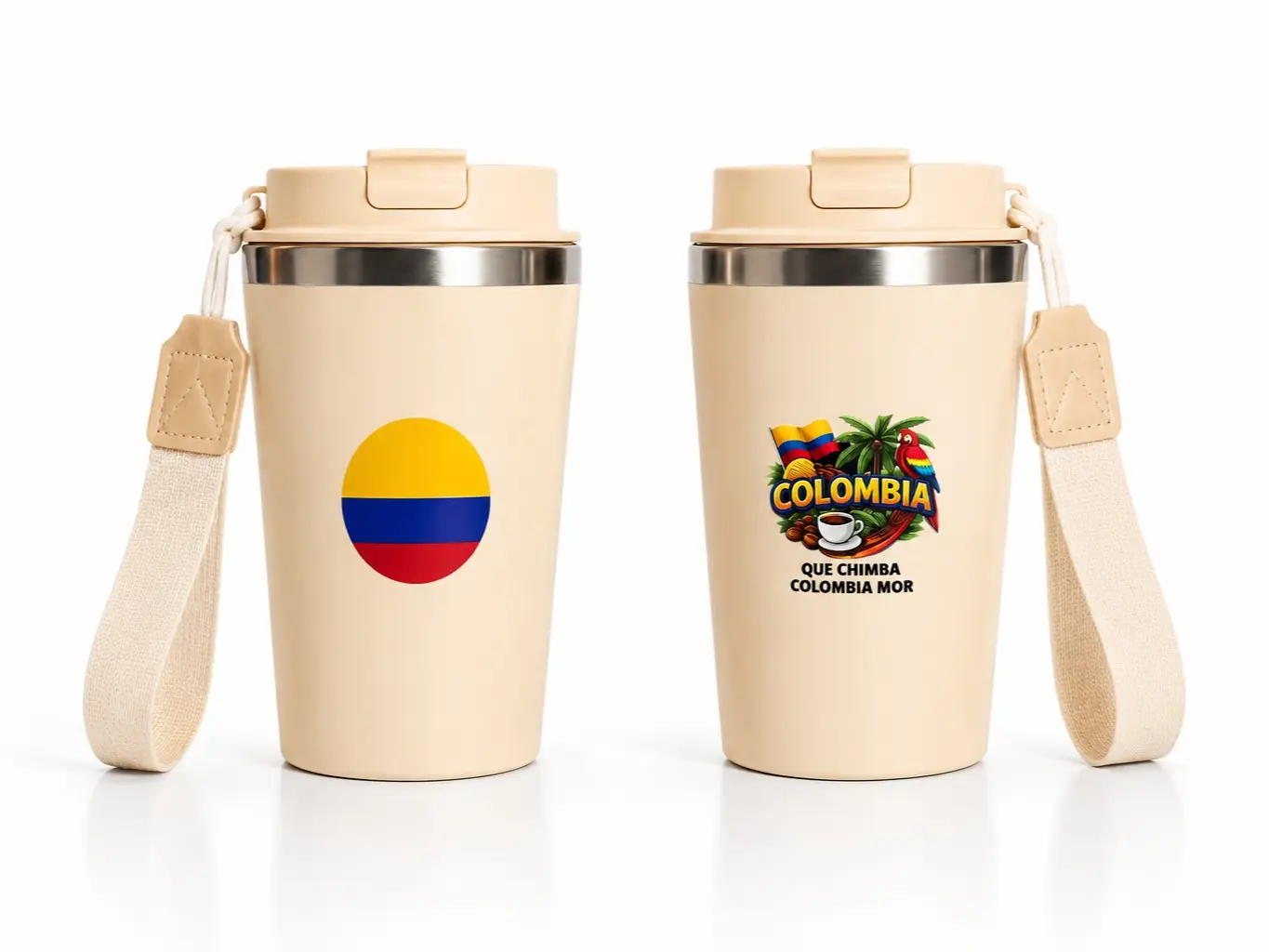 Colombia Pride Travel Tumbler | “Que Chimba Colombia Mor”