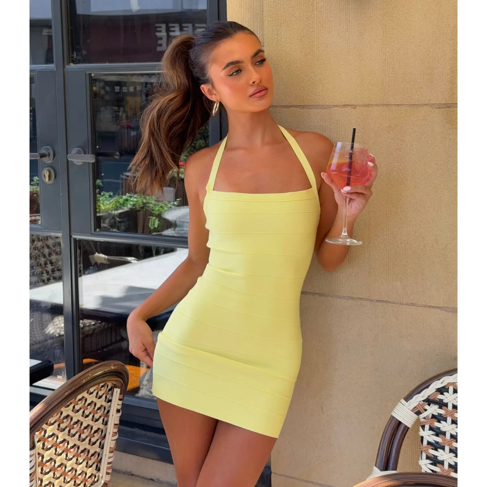 On The List Bandage Mini Dress On The List Bandage Mini Dress