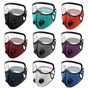 Sports Dust Protection Face Mask - Filter-Protected, Warm, Detachable Lens Design for Cycling