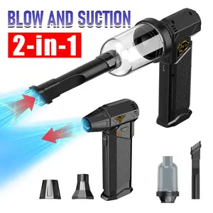 Portable Handheld Dust Blower, Mini Turbine Air Fan & Blower, Brushless Motor, Type-C Fast Charging, Multiple Speed Modes, Car Cleaning