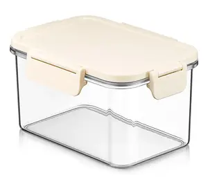 Sorbus Airtight Plastic Food Container, Small Rectangle -1 Pk