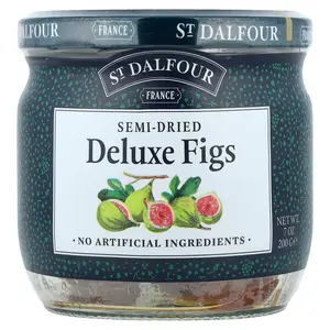St. Dalfour Deluxe Figs, Semi-Dried, 7 oz (200 g)