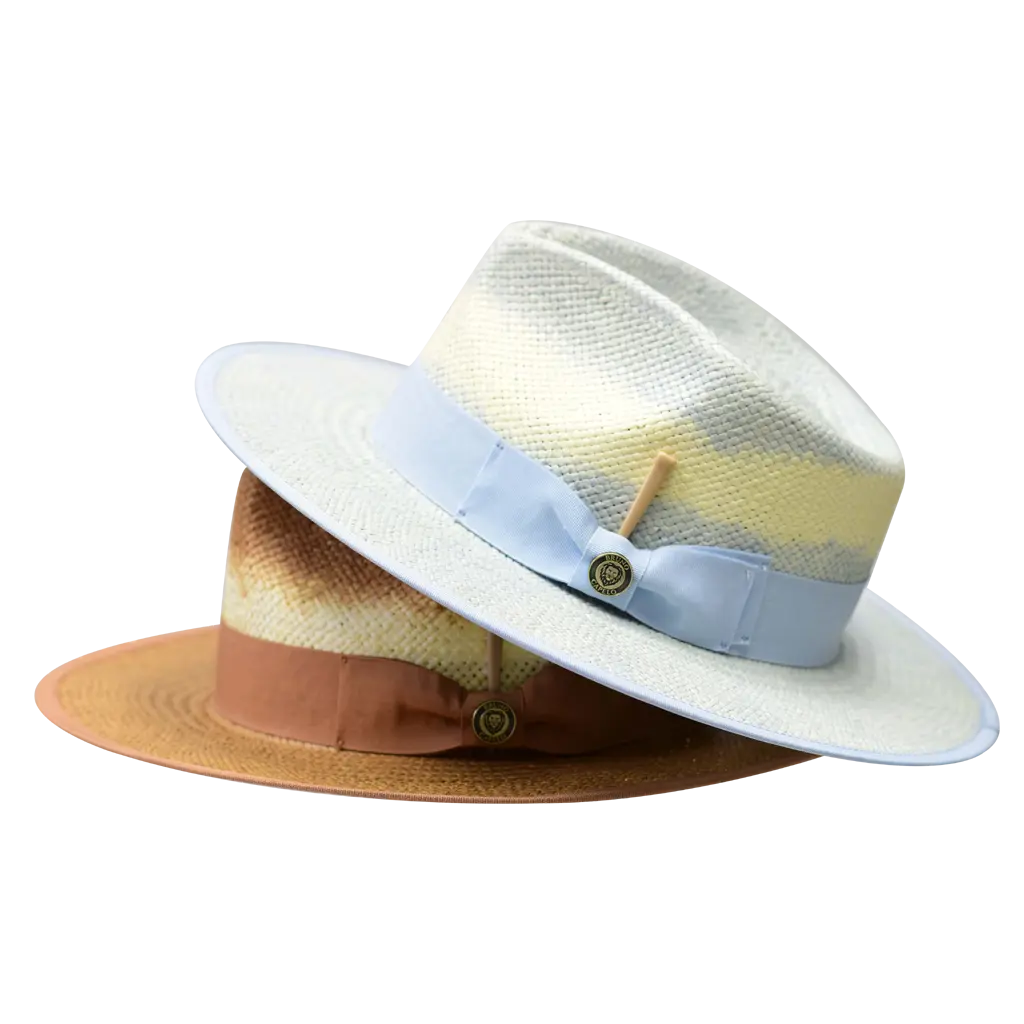 Gian Collection Wide Brim Summer Fedora Hat