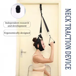 Cervical traction belt Neck stretch fixator Portable door suspension neck protector Posture Correction Back Support Strap yoga total body training Tool Brace