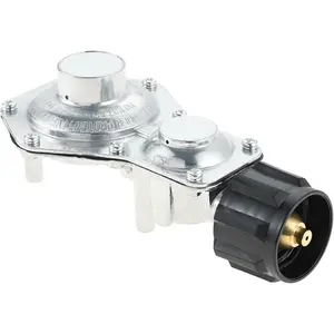 Two-Stage  Regulator with QCC(Type 1) & 3/8" Female NPT- Compatible with RV, Generator, Camp Stove, Gas Grill, Heater | RV  Regulator Fits  5-40LB  Tanks