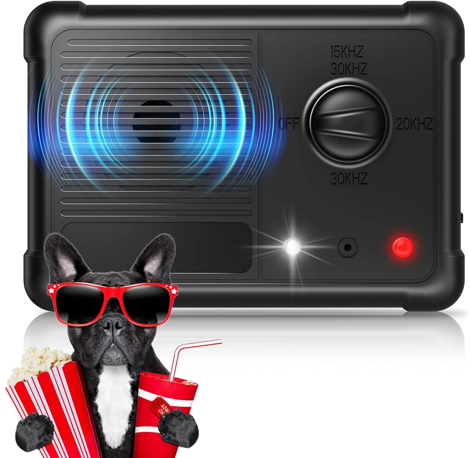 Dog Barking Control Indoor Outdoor Soundwave technology Dog Bark Deterrent Device Rechargeable Dog Barking Silencer 3 Modes Stop Barking Dog Device Bark Box For Small And Medium Dogs