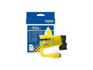 Brother Genuine LC506Y Standard Yield Yellow Ink Cartridge