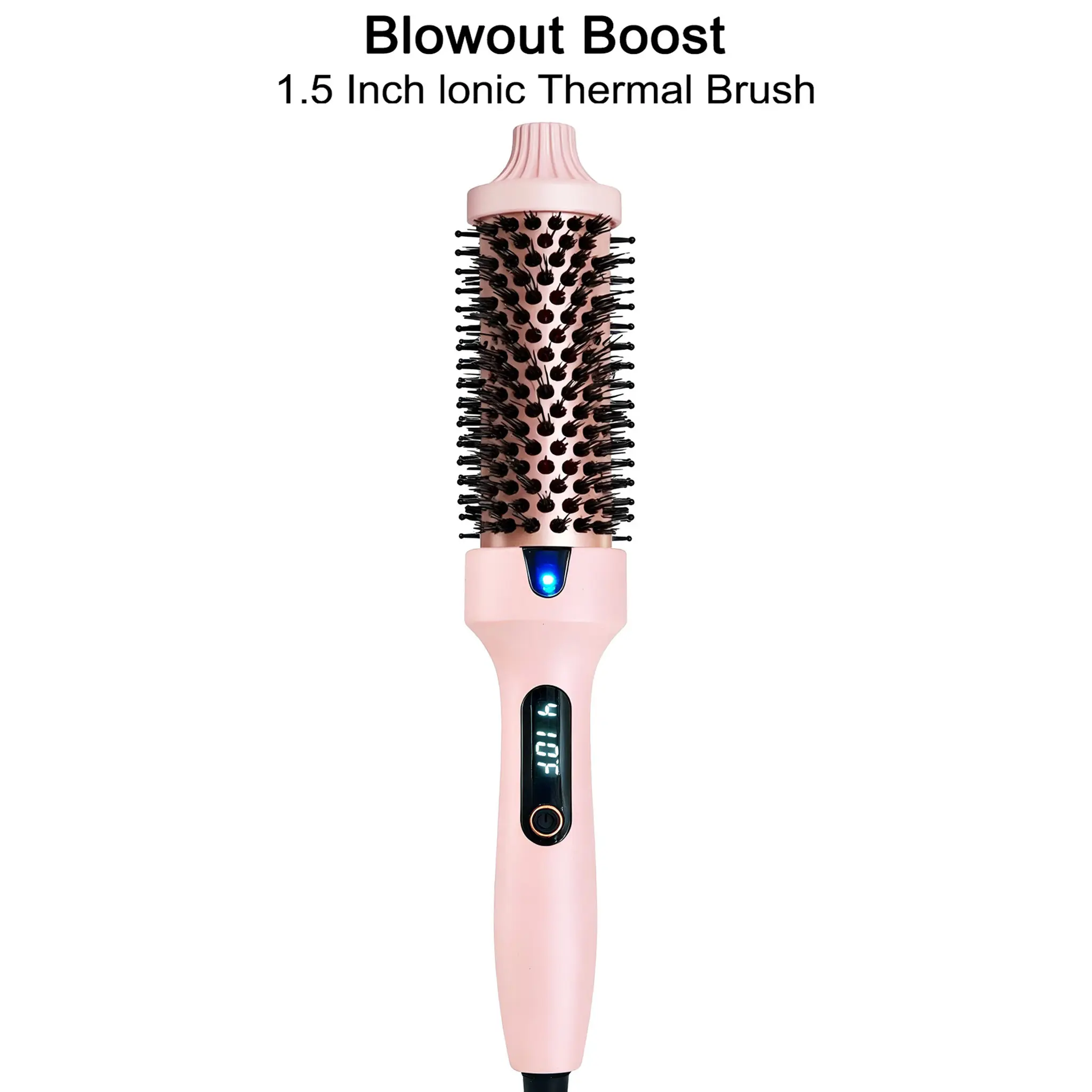 Summer Wins 1-Step Hot Air Brush - Lightweight No-Damage Hair Care Tool, 30s Fast Heat Dryer, Smooth Salon Blowout, Straight Brush for Flawless Curly Hair Styling