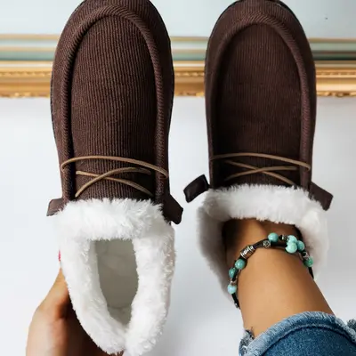 Fur Lined Shoes TikTok Shop1