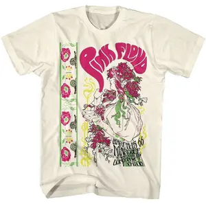 Psychadelic Tea Natural T-Shirt,Vintage T-Shirt