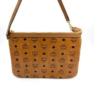 Pre-owned MCM As shown Clutches & Wristlets HZ 1581 Visetos Liz Shopper Tote Pouch 26.02.11