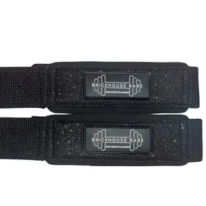 Brickhouse Babe Glitter Lifting Straps - Glitter Finish, Adjustable Design for Versatile Use