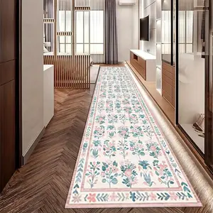 Boho Style Geometric Pattern Rug, 1 Count Vintage Non-slip Floor Mat, Decorative Carpet for Home Living Room Bedroom Study Room Vintage Area Rug