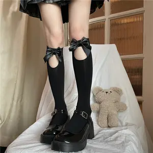 Lace Cutout Thigh-high Stockings for JK Style