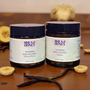 Banana Cream Bundle, Whipped Oilve Oil Butter Body Care Organic Moisture Blend Gentle Lightweight