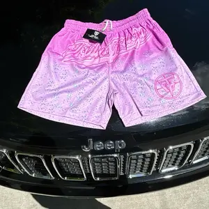Grateful Mesh Shorts - Colorful Design with Jeep Logo - Product Title Based on Given Information