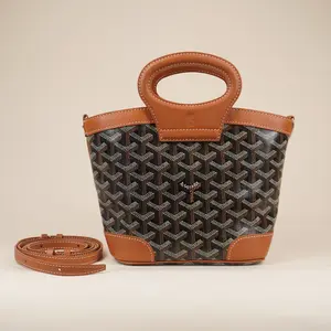 Pre-owned Goyard Canvas Shoulder Bags Goyardine Beluga PM Shoulder Bag