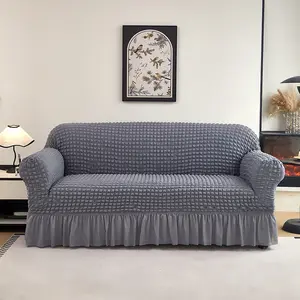 1PC High-Quality Elastic Universal Sofa Cover - Elastic Furniture Protector, Four-Season Stretchable Non-Slip Slipcover, Suitable for 1-4 Seaters, Soft Breathable Fabric, Machine Washable, Pet-Scratch Resistant. (Excludes Cushion Covers)