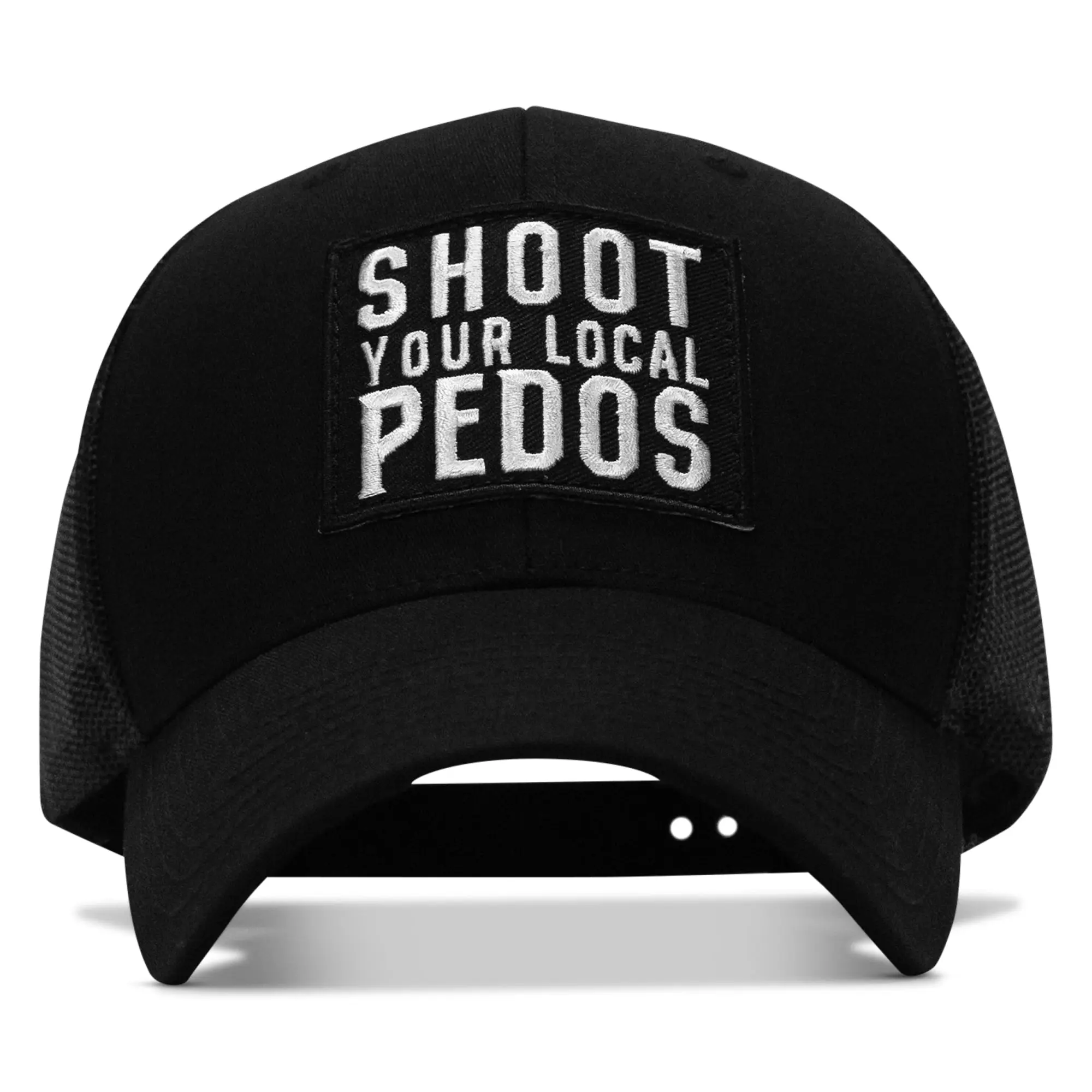 COMBAT IRON Custom Patch Adjustable Fashion Snapback Ball Cap - Unisex OSFM Everyday Hat with Plastic Snap, Cotton Twill, Breathable Mesh & Polyester, Custom Patches and Embroidery Clothes Accessory
