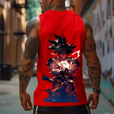 Tank Top T Shirt Under Armour Dragon Ball Z Goku Kame Kai Dragon