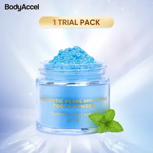 BodyAccel Pearl Probiotic Natural Whitening Tooth Powder