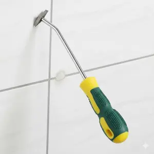 Tile Grout Removal Tool, Manual Drill Bit for Floor & Wall Gap Cleaning, Cement Remover for DIY Repair, Renovation Kit, Home Improvement Essential