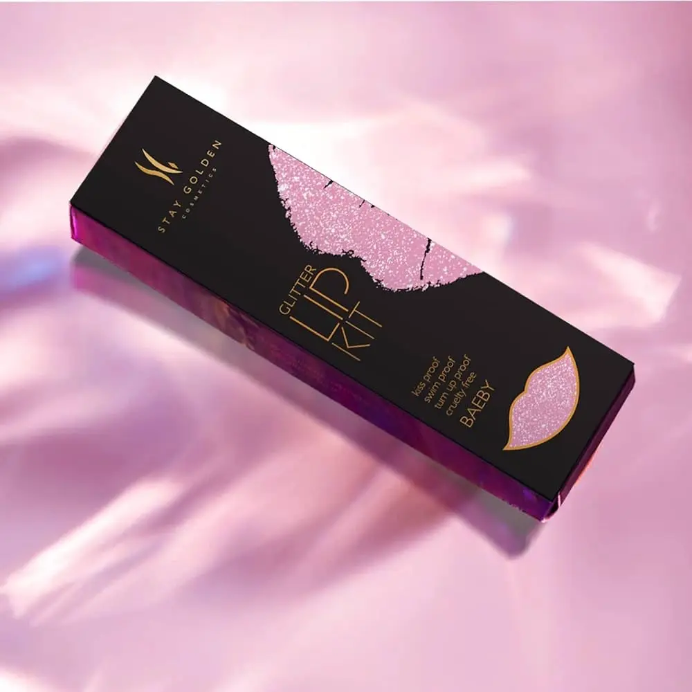 Stay Golden Cosmetics Glitter Lip Kit Lipstick Stay Golden Cosmetics Glitter Lip Kit Lipstick