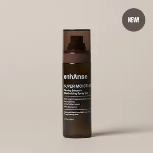 Enhanse Super Moisture, 2 in 1 Day to Night Serum & Moisturizer Spray, Hydration & Repair Formula with Hyaluronic Acid, Exosomes & NAD+, Collagen Support, Skin Care for Men, All Skin Types, 100 mL