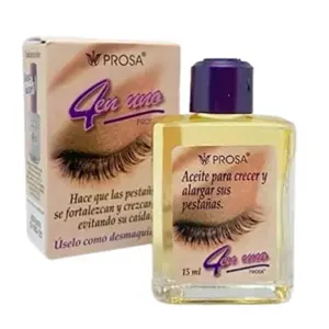 Prosa 4in1 Eyelash Oil for Longer and Fuller Eyelashes - Makeup Cosmetic Mascara