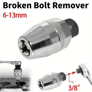 SnapFixMate 6-13mm Broken Bolt Extractor Set - Metal Damaged Stud Remover Tool for Impact Wrench and Ratchet, Non-Electric Manual Operation,Summervibes