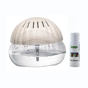 EcoGecko Sea Breeze Water Air Revitalizer, Air Washer, Air Freshener, Room Aromatizer, Aroma and Essential Oil Diffuser with 30ML Sea Breeze Oil for Home, Office, Air Purifier with Night Light