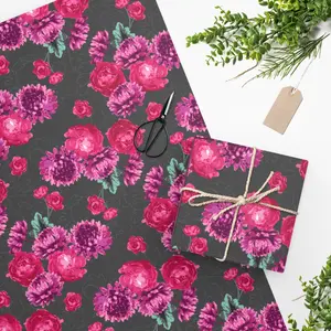 Acanthus Dream in Gray Wrapping Paper by Melanie Stimmell