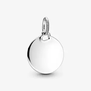 Engravable Round Tag Pendant