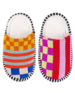 Pattern Patch Unisex Slippers - Rainbow