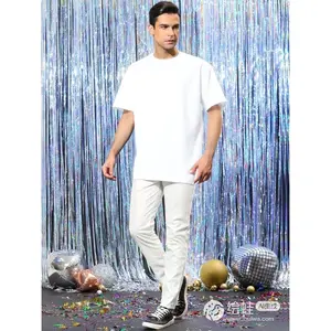 Lightweight pure cotton men's shirt - short-sleeved round-neck pure cotton casual and comfortable men's shirt - lightweight daily shirt - suitable for both men and women - suitable as a Halloween gift